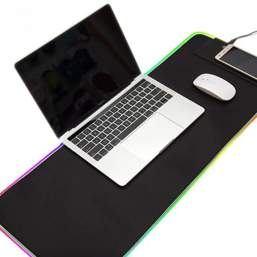 RGB Gaming Mouse Pad - Touch Control, Non - Slip - InspiredGrabs.com